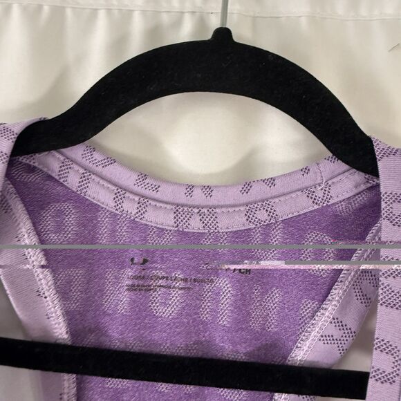 Under Armour Tank Top Women's Small Purple Racerback Sleeveless Logo Print - Picture 2 of 8